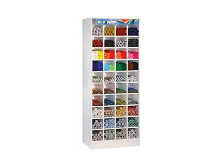 folia Présentoir PaperShop pour rouleaux, 40 compartiments
