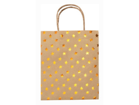 folia Sac en papier 'Noël', papier kraft, grand