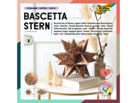 folia Feuilles de papier pliable étoile Bascetta, Ornement 1