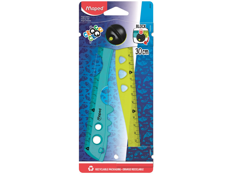 Maped Règle pliable CROC CROC, 150 / 300 mm, plastique