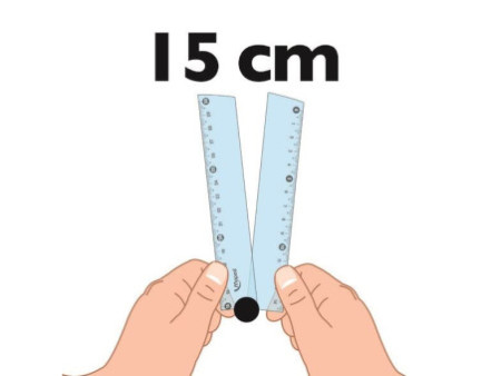 Maped Règle pliable CROC CROC, 150 / 300 mm, plastique