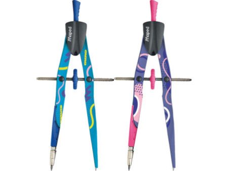 Maped Coffret compas PRECISION SYSTEM FANCY, 3 pièces