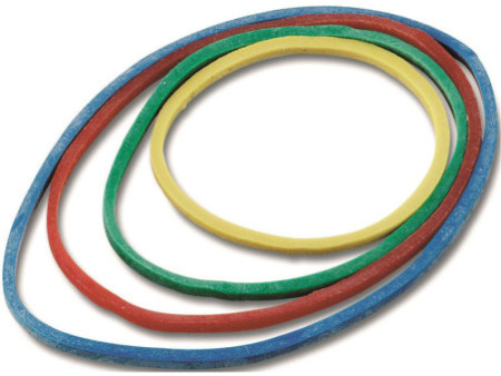 Maped Bracelets caoutchouc en carton, 50 g, assorti