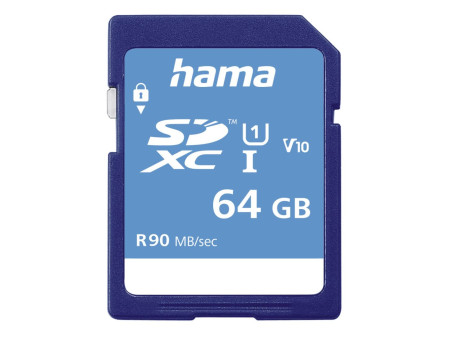 hama Carte mémoire SecureDigital HC, classe 10, 64 GB