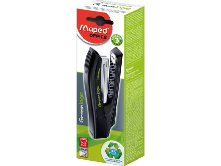Maped Agrafeuse Full Strip Greenlogic, noir