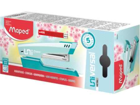 Maped Agrafeuse UNIVERSAL METAL PASTEL Half Strip 20/25