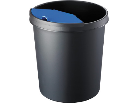 helit Corbeille à papier 'the german', 18 litres, PE, jaune