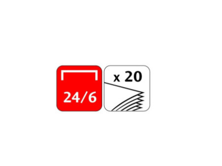 Maped Agrafeuse Essentials Half Strip E3543, noir