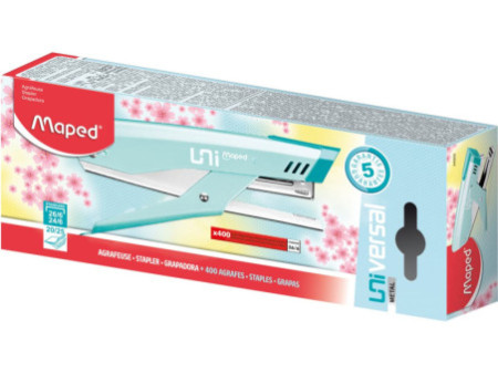 Maped Pince agrafeuse UNIVERSAL METAL PASTEL 20/25, menthe
