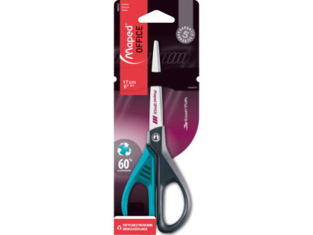 Maped Ciseaux décorés ESSENTIALS GREEN, ronds, 170 mm