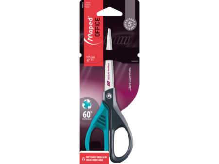 Maped Ciseaux décorés ESSENTIALS GREEN, ronds, 170 mm
