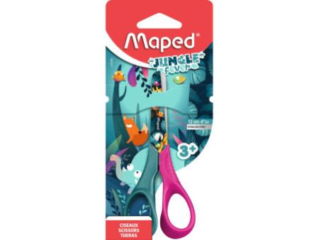 Maped Ciseaux JUNGLE fever VIVO, 120 mm, assorti