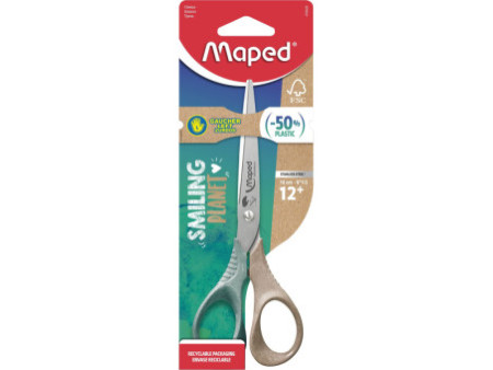 Maped Ciseaux SHAPE SMILING PLANET, ronds, 160 mm, gauchers