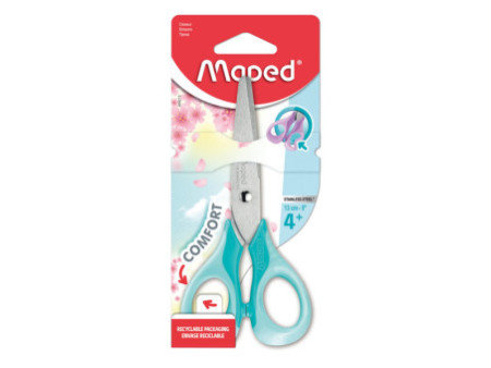Maped Ciseaux Sensoft 3D PASTEL, rond, présentoir de 24