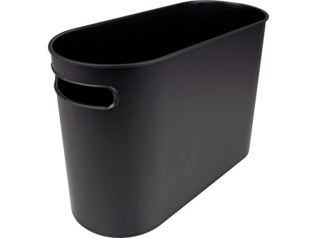 helit Corbeille à papier 'the oval', 22 litres, PS, noir