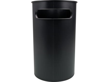 helit Corbeille à papier 'the oval', 22 litres, PS, noir