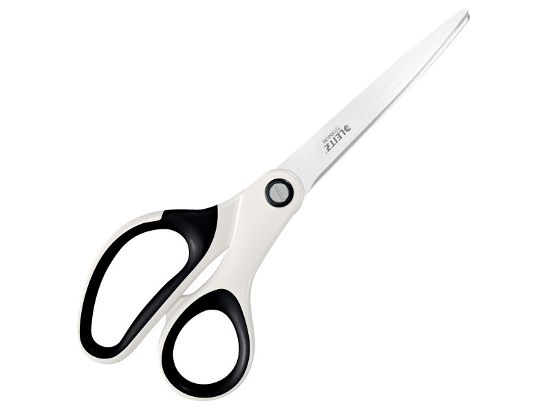 LEITZ Ciseaux WOW Titan, longueur: 205 mm (8'), blanc perle