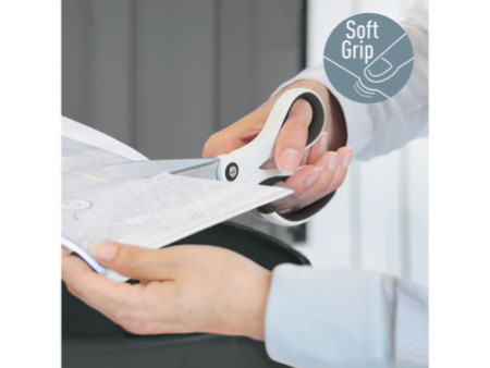 LEITZ Ciseaux WOW Titan, longueur: 205 mm (8'), blanc perle