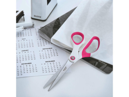 LEITZ Ciseaux WOW Titan, longueur: 205 mm (8'), rose