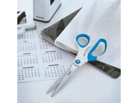 LEITZ Ciseaux WOW Titan, longueur: 205 mm (8'), bleu