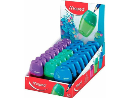 Maped Taille-crayon boîte Shaker, assorti