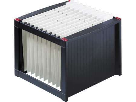 helit Bac pour dossiers suspendus 'the rack', noir