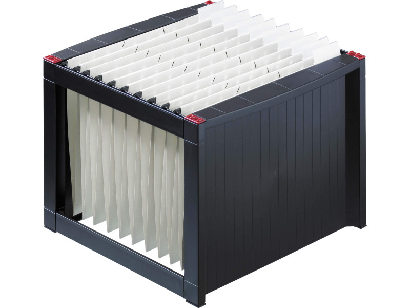helit Bac pour dossiers suspendus 'the rack', noir
