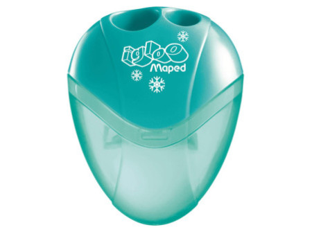 Maped Taille-crayon double i-gloo, assorti, présentoir de 30