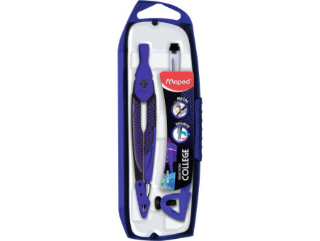 Maped Coffret compas COLLEGE DEEPSEA PARADISE, 3 pièces