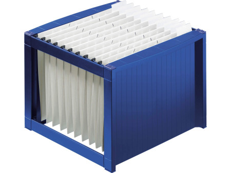 helit Bac pour dossiers suspendus 'the rack', bleu