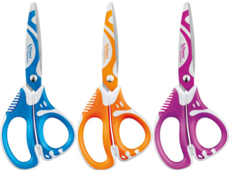 Maped Ciseaux Zenoa Fit, longueur: 130 mm, présentoir de 24
