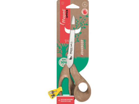 Maped Ciseaux ADVANCED WOOD, longueur: 210 mm, asymétriques