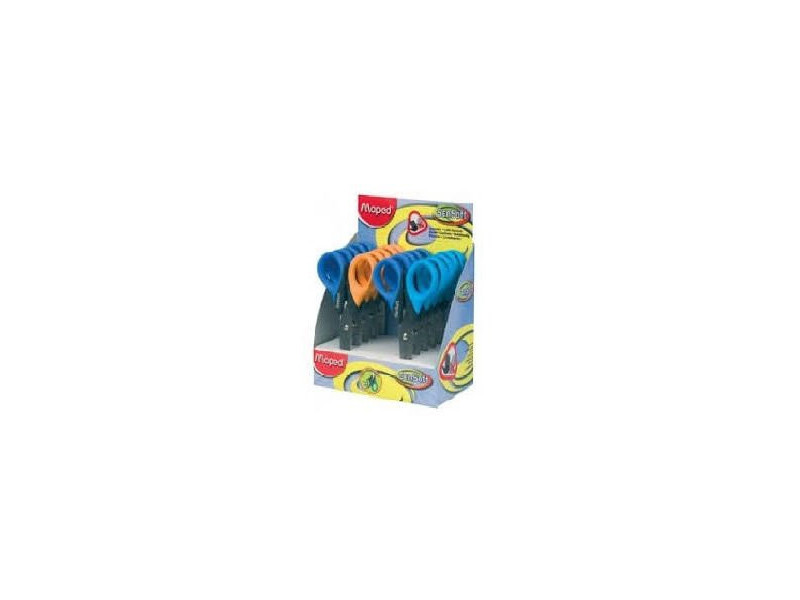 Maped Ciseaux Sensoft 3D, longueur: 130 mm, présentoir de 10