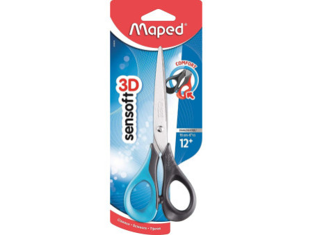 Maped Ciseaux Sensoft 3D, pointu, longueur: 160 mm