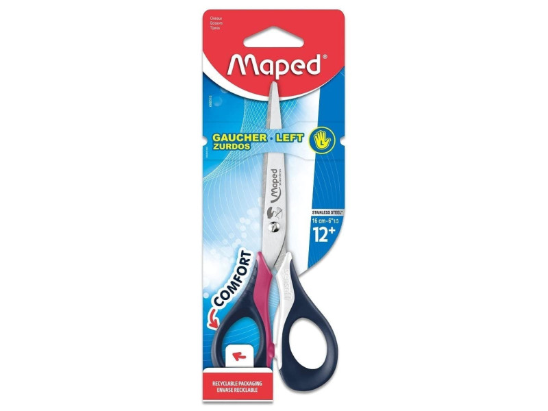 Maped Ciseaux Sensoft 3D, pointu, longueur: 160 mm,