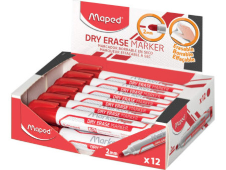 Maped Marqueur pour tableau blanc Marker'Peps Jumbo, rouge