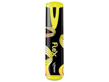 Maped Surligneur FLEX, pointe flexible, présentoir de 24
