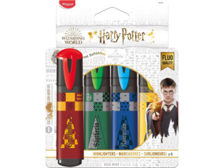Maped Surligneur HARRY POTTER, étui carton de 4