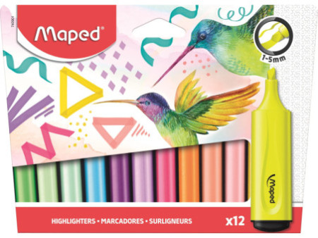 Maped Surligneur FLUO'PEPS Classic, boîte carton de 12