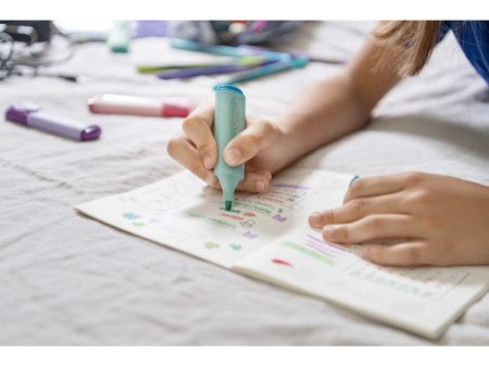 Maped Surligneur Glitter PASTEL, étui carton de 4