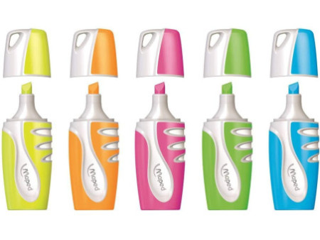 Maped Surligneur FLUO'PEPS Soft Pocket, présentoir de 48