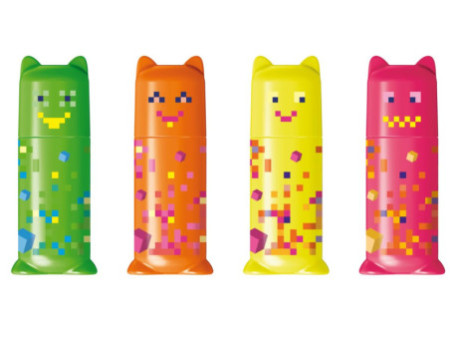Maped Surligneur Mini PIXEL PARTY, blister de 4