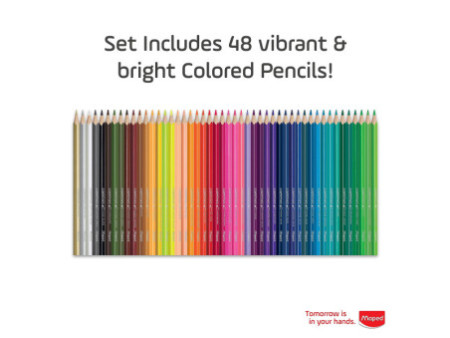 Maped Crayon de couleur COLOR'PEPS Star, étui carton de 48