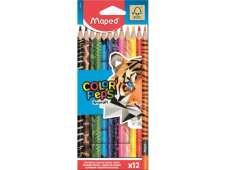 Maped Crayon de couleur triangulaire COLOR'PEPS Animals