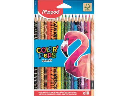 Maped Crayon de couleur triangulaire COLOR'PEPS Animals