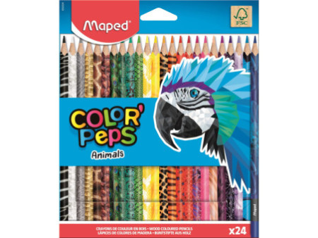 Maped Crayon de couleur triangulaire COLOR'PEPS Animals