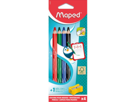 Maped Crayon ardoise Marker'Peps, blister de 4