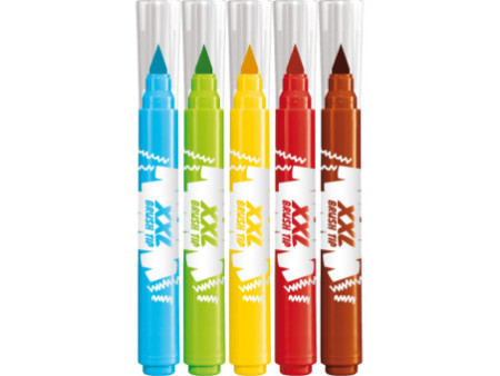 Maped Feutre XXL COLOR'PEPS BRUSH TIP, étui carton de 5