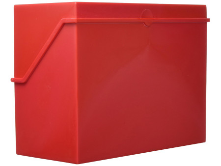 helit Petite boîte à fiches 'the index' A5 paysage, rouge