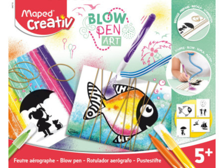 Maped Kit feutre aérographe BLOW PEN 'Fil'Art', 22 pièces